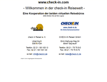 Tablet Screenshot of check-in.com